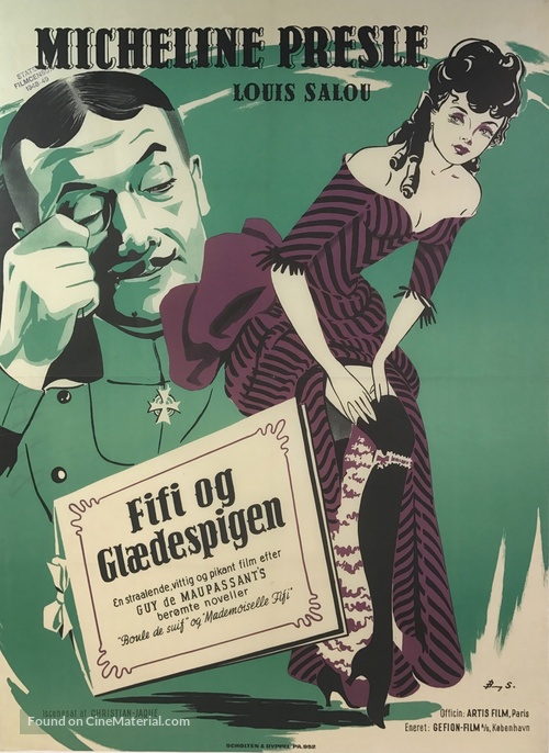 Boule de suif - Danish Movie Poster