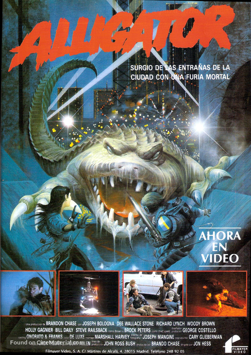 Alligator II: The Mutation - Spanish Movie Poster