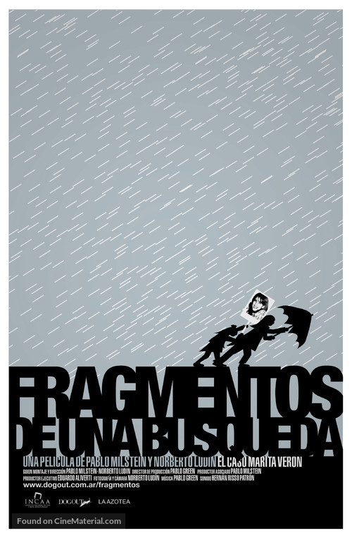 Fragmentos de una b&uacute;squeda - Argentinian Movie Poster
