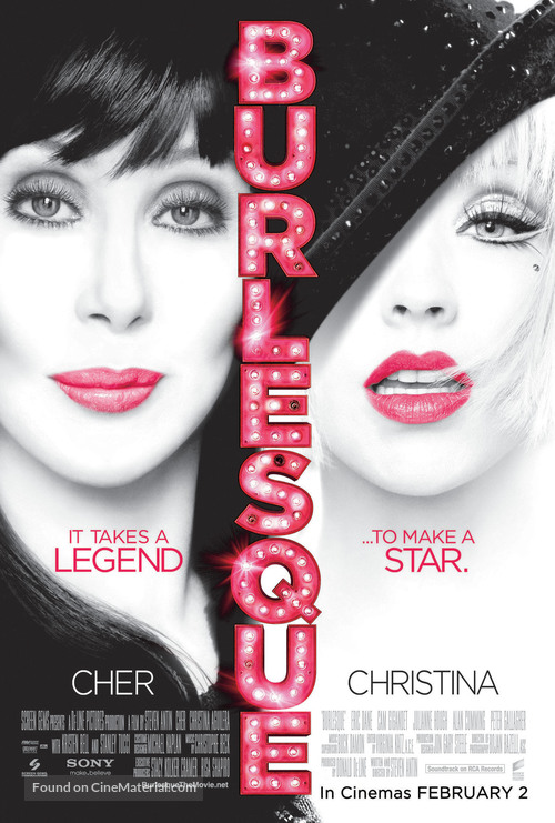 Burlesque - Philippine Movie Poster