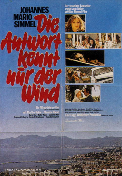 Antwort kennt nur der Wind, Die - German Movie Poster