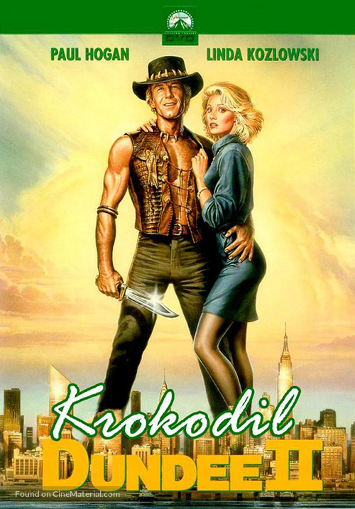 Crocodile Dundee II - Hungarian DVD movie cover