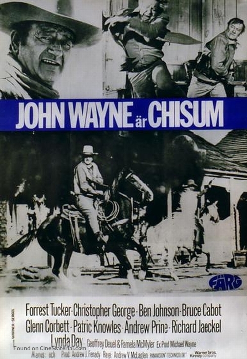 Chisum - Swedish Movie Poster