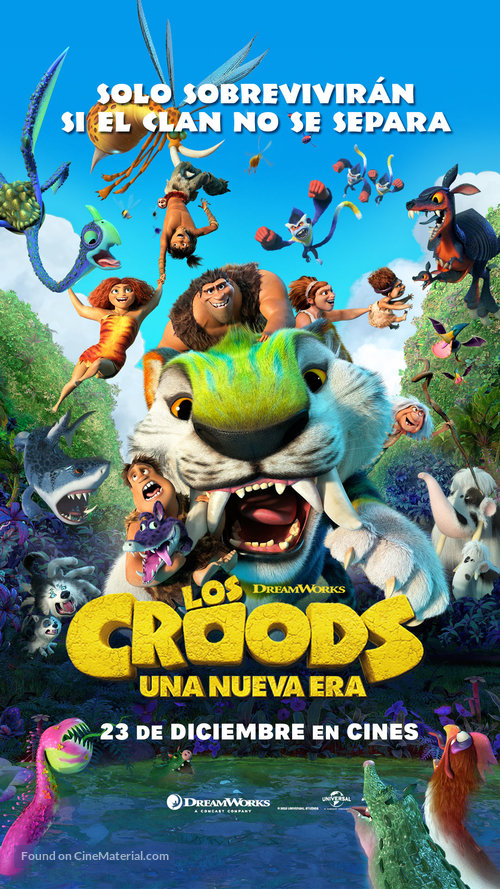 The Croods: A New Age - Spanish Movie Poster
