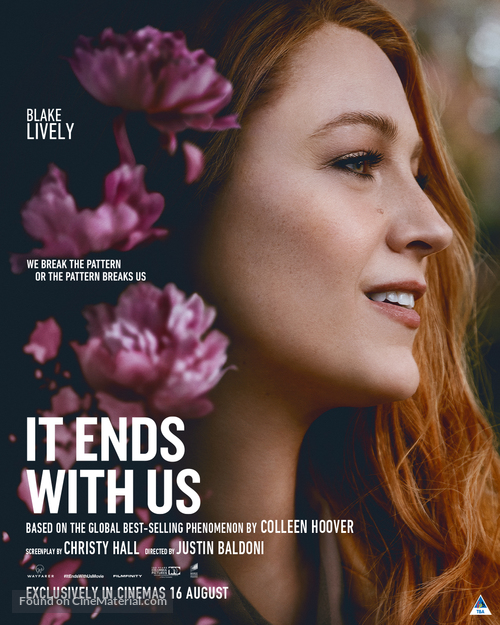 It Ends with Us - South African Movie Poster