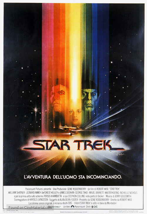 Star Trek: The Motion Picture - Italian Theatrical movie poster