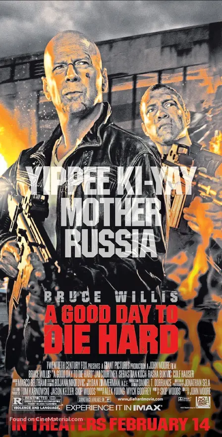A Good Day To Die Hard Full Movie Download A Good Day to Die Hard (2013) movie poster