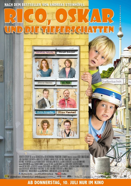 Rico, Oskar und die Tieferschatten - German Movie Poster