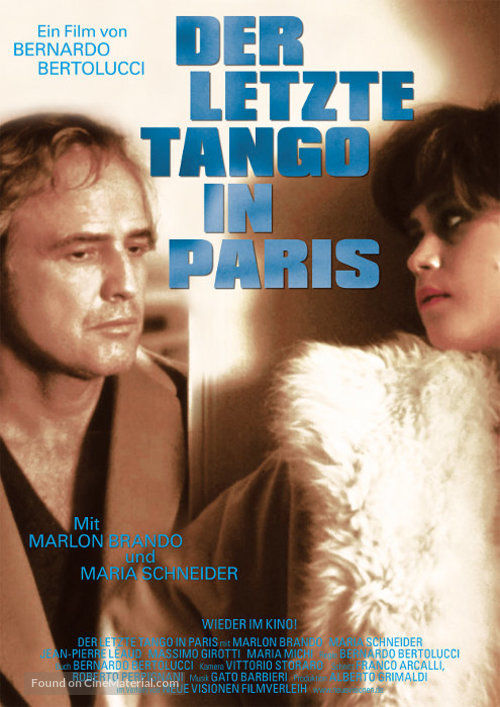 Ultimo tango a Parigi - German Movie Poster