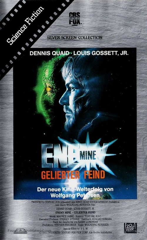 Enemy Mine - German VHS movie cover