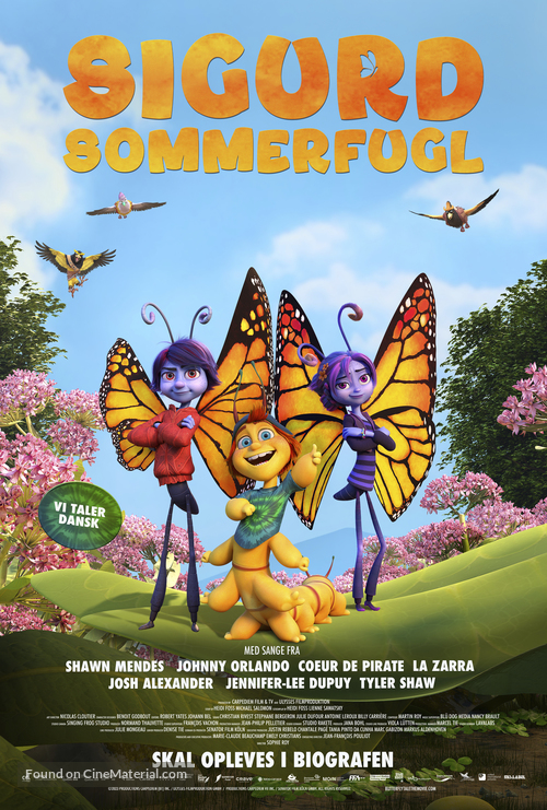 Butterfly Tale - Danish Movie Poster