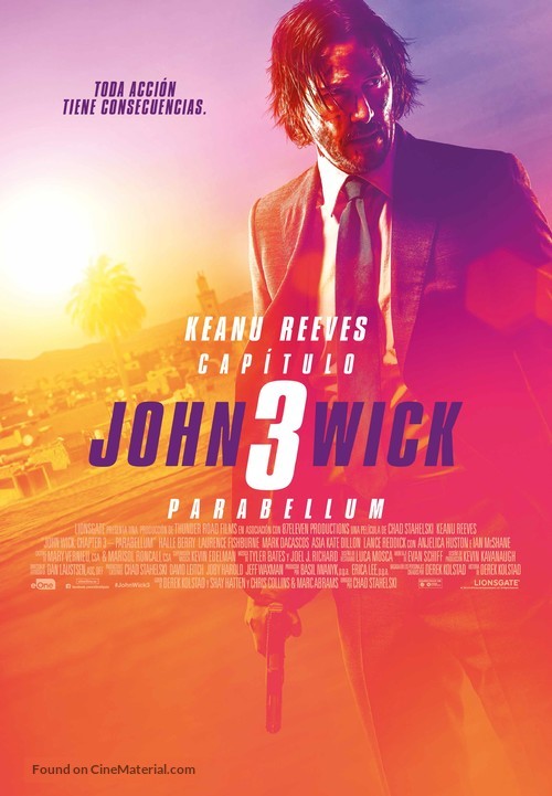 John Wick: Chapter 3 - Parabellum - Spanish Movie Poster