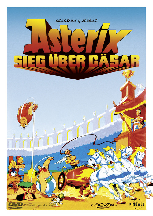 Ast&eacute;rix et la surprise de C&eacute;sar - German DVD movie cover