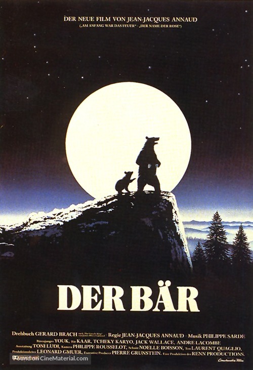 L&#039;ours - German Movie Poster