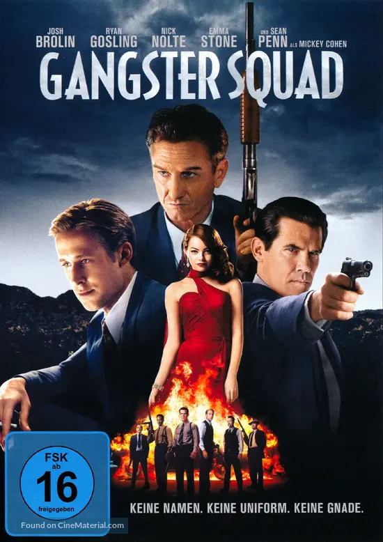 Gangster Squad - German DVD movie cover