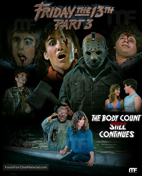 Friday the 13th Part III - Spanish poster