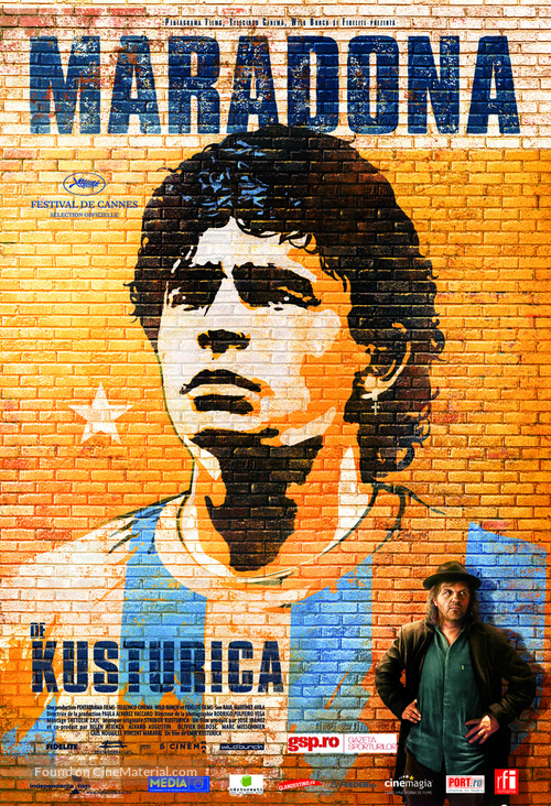 Maradona by Kusturica - Romanian Movie Poster