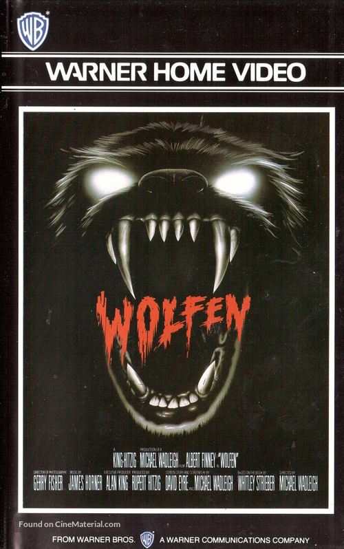 Wolfen - Finnish VHS movie cover