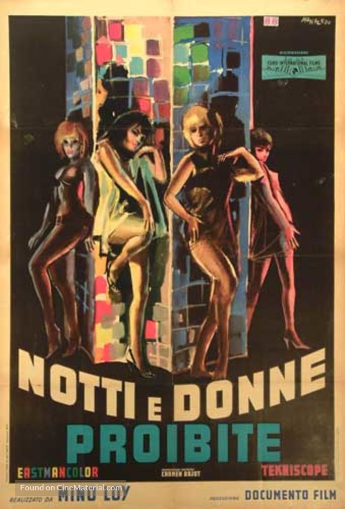 Notti e donne proibite - Italian Movie Poster