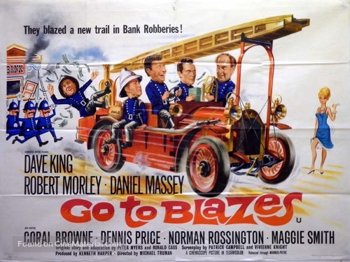 Go to Blazes - British Movie Poster