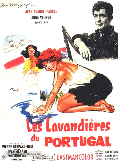 Les lavandi&egrave;res du Portugal - French Movie Poster