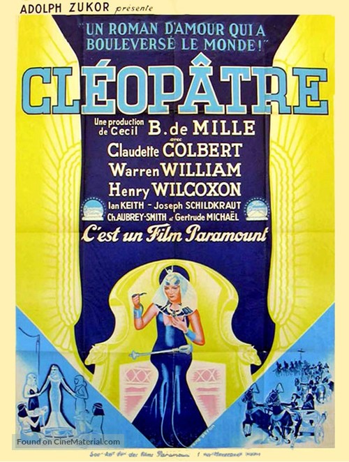 Cleopatra - French Movie Poster