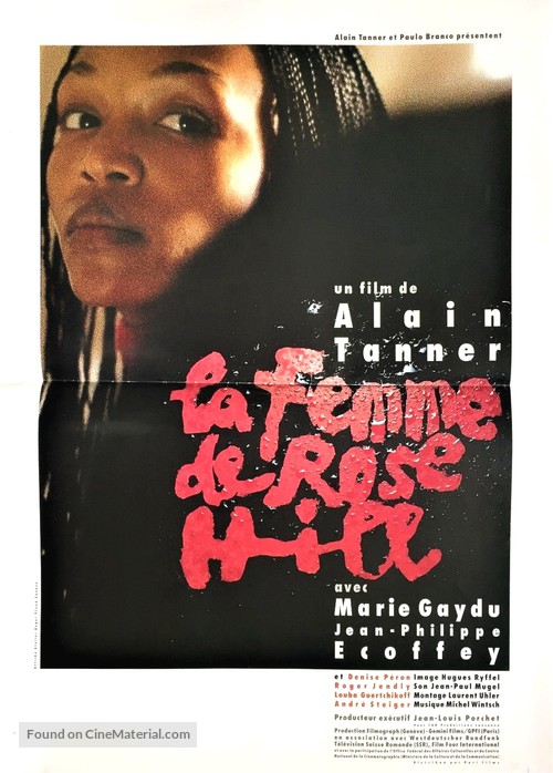 La femme de Rose Hill - French Movie Poster