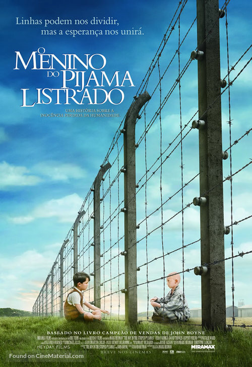 The Boy in the Striped Pyjamas - Brazilian Movie Poster