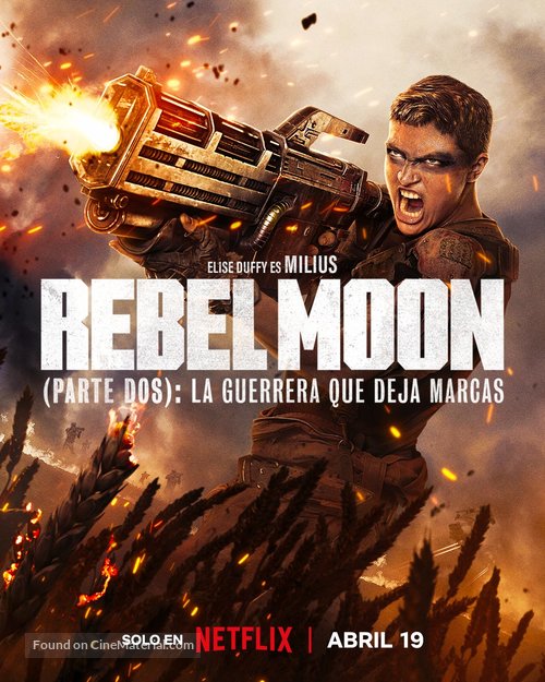 Rebel Moon - Part Two: The Scargiver - Argentinian Movie Poster