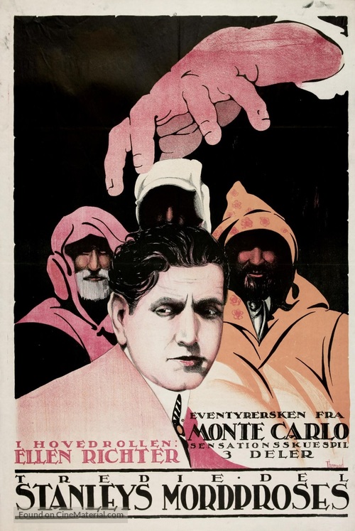 Die Abenteuerin von Monte Carlo - 3. Der Mordproze&szlig; Stanley - Norwegian Movie Poster
