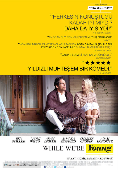 While We&#039;re Young - Turkish Movie Poster