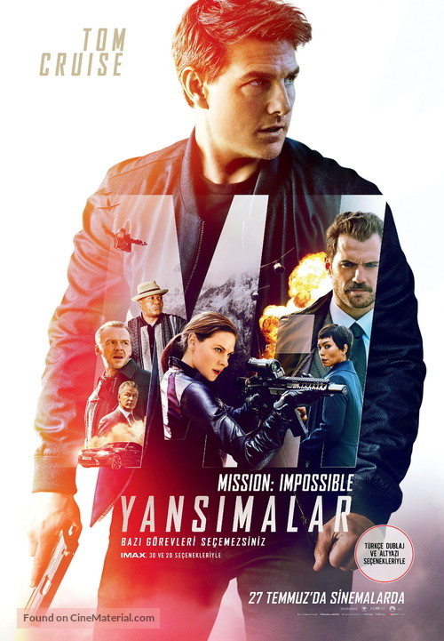 Mission: Impossible - Fallout - Turkish Movie Poster
