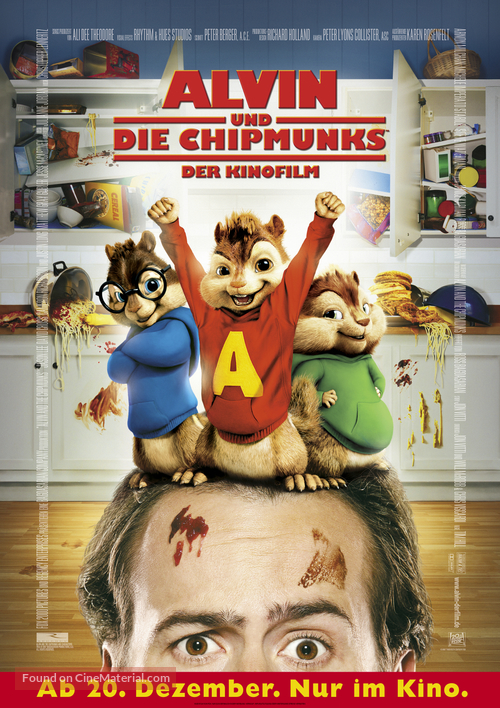 Alvin and the Chipmunks - German Movie Poster