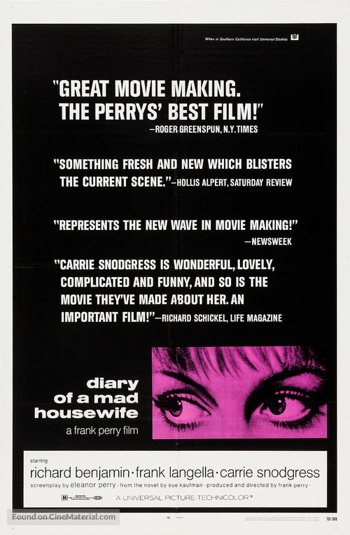 Diary of a Mad Housewife - Movie Poster