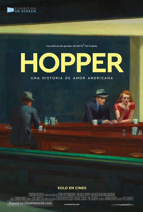 Exhibition on Screen: Hopper - An American Love Story - Spanish Movie Poster