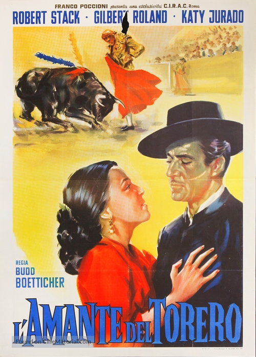 Bullfighter and the Lady - Italian Movie Poster