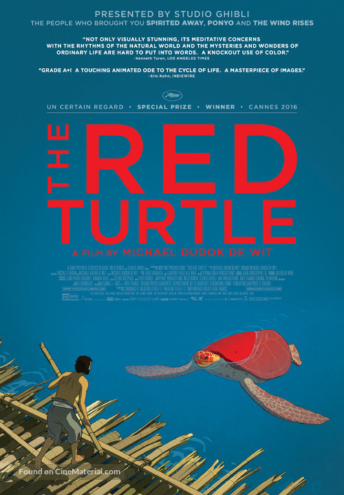 La tortue rouge - Movie Poster