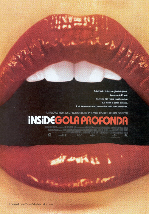 Inside Deep Throat - Italian Movie Poster