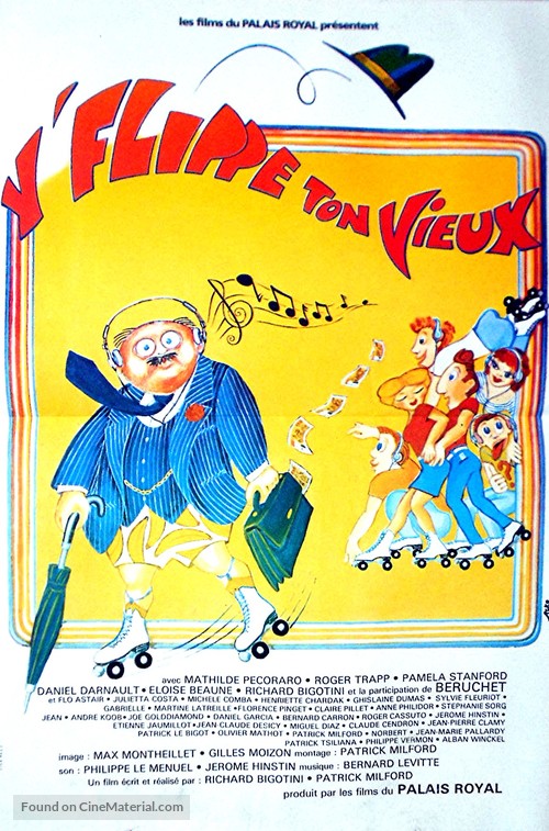 Y flippe ton vieux - French Movie Poster
