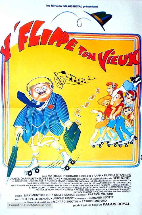 Y flippe ton vieux - French Movie Poster