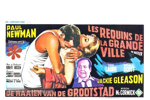 The Hustler - Belgian Movie Poster