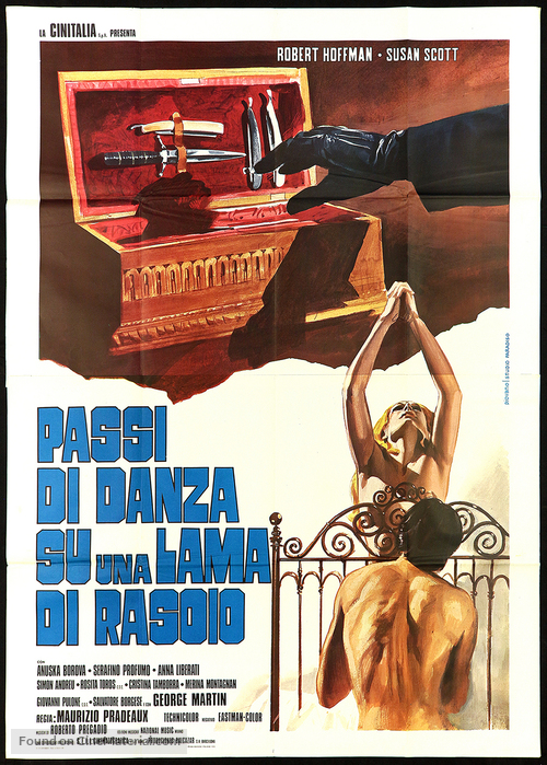 Passi di danza su una lama di rasoio - Italian Movie Poster