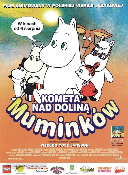 Comet in Moominland - Polish Movie Poster