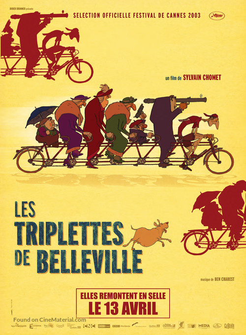 Les triplettes de Belleville - French Re-release movie poster