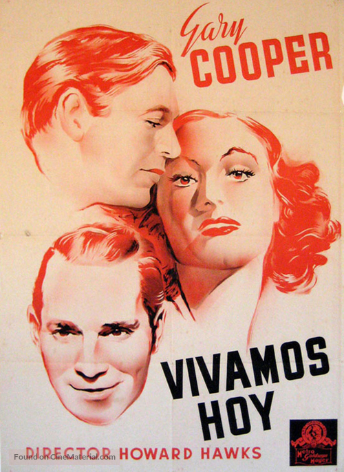 Today We Live - Spanish Movie Poster