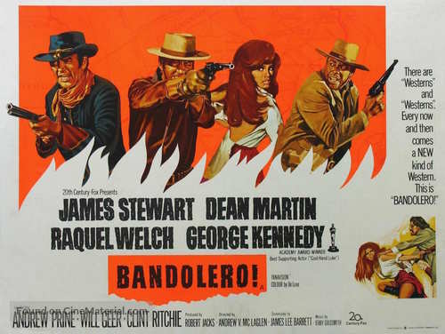 Bandolero! - British Movie Poster