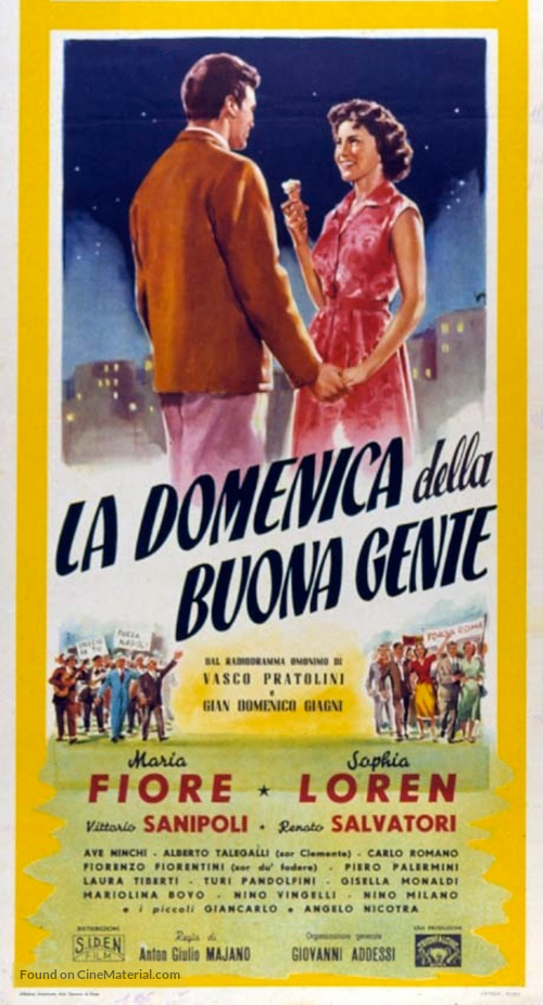 La domenica della buona gente - Italian Movie Poster