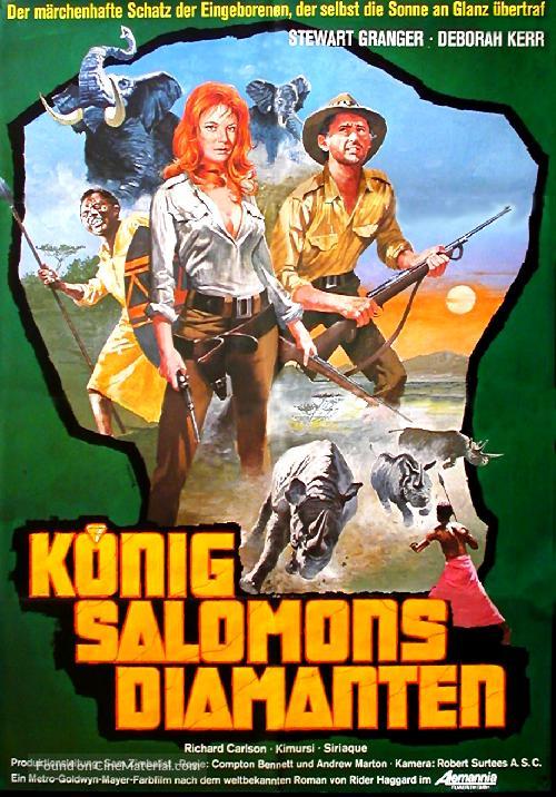 King Solomon&#039;s Mines - German Movie Poster