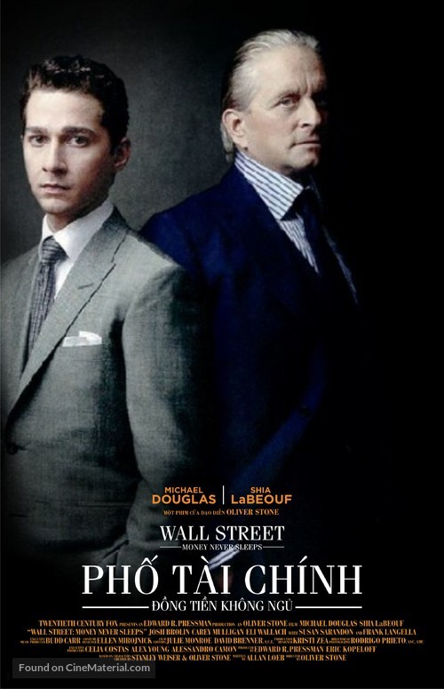 Wall Street: Money Never Sleeps - Vietnamese Movie Poster