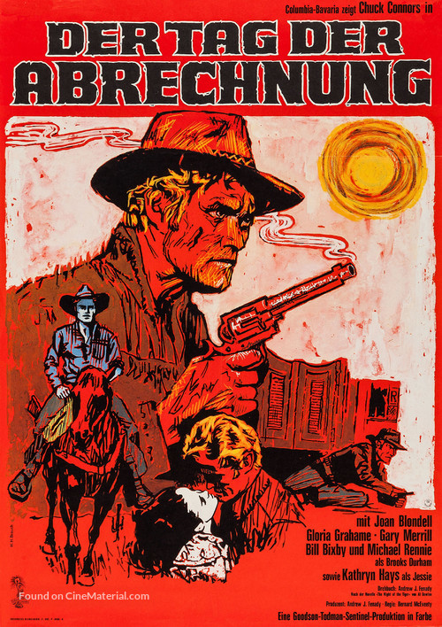 Ride Beyond Vengeance - German Movie Poster